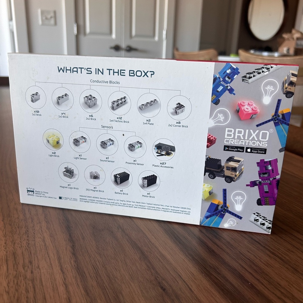 NEW In Box Brixo Inventor Kit 78 Piece Kit - Electric Building Blocks - Picture 7 of 10